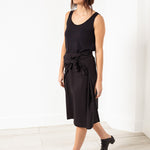 Bow Skirt in Black