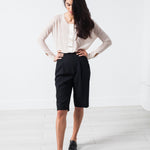 Woven Shorts in Black