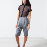 Silk Shorts in Grey