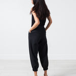 Fancy Wool Pant in Black