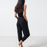 Fancy Wool Pant in Black