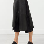 Leather Drop Crotch Pants