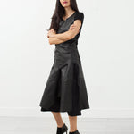 Leather Drop Crotch Pants