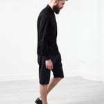 Scotland Button-Up in Black