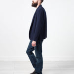 Cotton Jacket in Navy