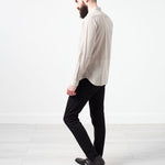 Patterned Button Up in Beige
