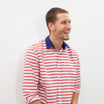 Luke Shirt in Red Stripe