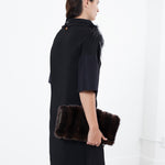Ostrich Plume Dress in Black