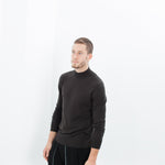 Merino Knit Turtleneck in Cavern