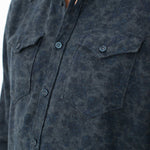 Western Arkansas Button-Up in Dark Hash Floral