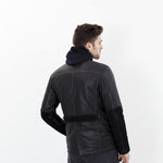 Prince Leather Field Jacket in Meteor
