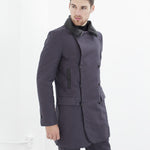 Taban Coat in Phantom