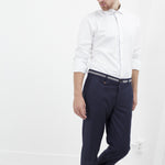 Sinclair Trouser in Navy Stripe