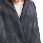 Quilted Mesh Waistcoat in Black/White