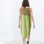 Silk Shift in Tweed and Net