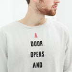 Vintage Sweatshirt in Light Grey