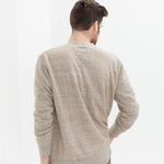Jeth Sweatshirt in Grey/Rust
