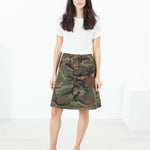 Military Skirt in Camo