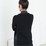 Square Cardigan in Black