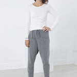 Stretch Tee in Milk