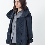 Marquee Coat in Steel