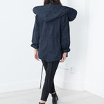 Marquee Coat in Steel