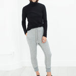 Highsoft Cropped Sweat in Heather Grey