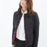 Camelia Reversible Jacket in Black/Red