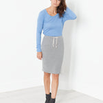 Tencel Jersey Mini in Heather Grey