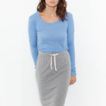 Tencel Jersey Mini in Heather Grey