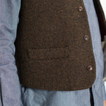 Kobe Vest in Brown