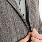 Watercolor Sport Jacket in Brown/Blue