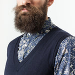 Basic Gilet in Navy