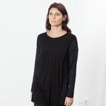 Laurier Tee in Black/Navy