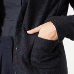 Camelia Reversible Jacket in Navy/Blue