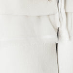 Layered Contrast Dress in Cream/Black