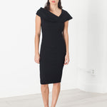 Asymmetric Dress in Black