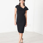 Asymmetric Dress in Black