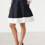 Circle Skirt in Navy