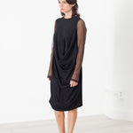 Net Dress in Black