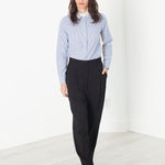 Longsleeve Blouse in Blue Stripe