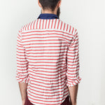Luke Shirt in Red Stripe