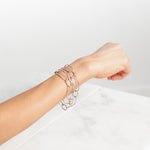 Bracelet 70 in Burnished Silver
