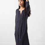 Long Sleeve Silk Dress