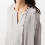 Long Sleeve Silk Dress