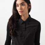 Soft Sleeve Button Up