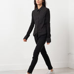 Soft Sleeve Button Up