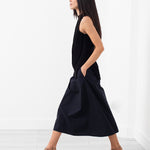 Curved Stripe Knit Tank