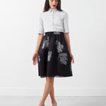 Short Silk Skirt