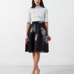 Short Silk Skirt
